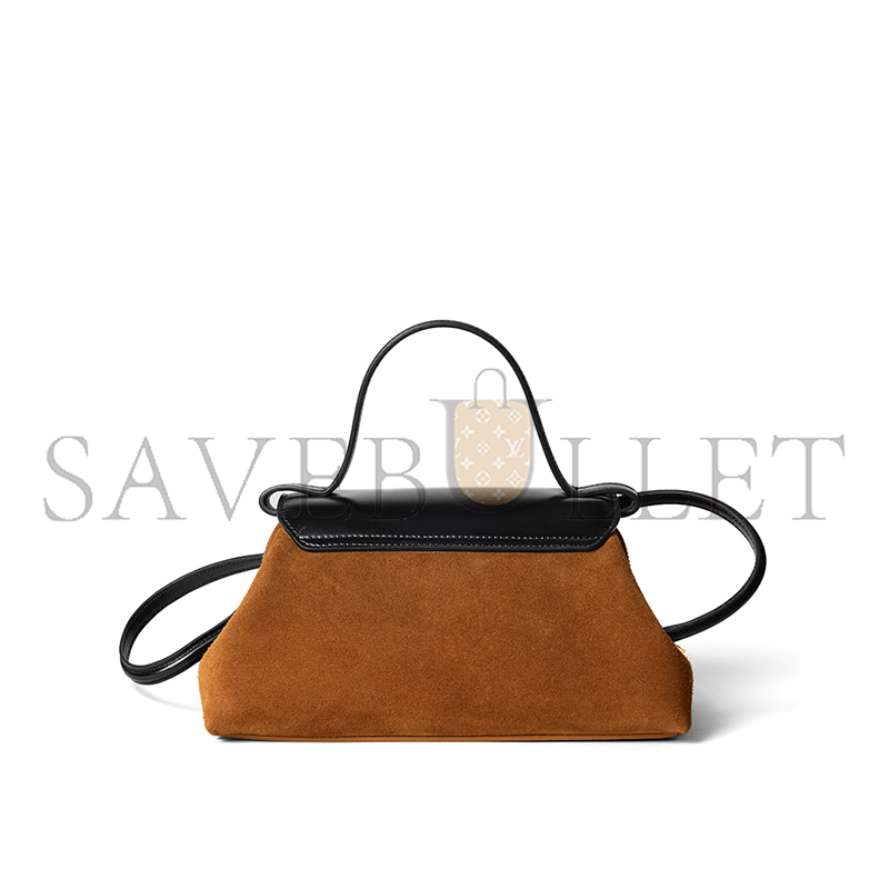 CELINE SMALL FLAIR IN SUEDE CALFSKIN AND GLOSSY LAMBSKIN L10BF5E40.04FL (24*12*9cm)